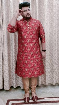 Larwa men's kurta online and churidar set