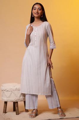 Aurelia Women Kurta Palazzo Ethnic Jacket Set