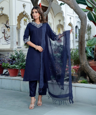 Skylee Women Kurta Pant Dupatta Set