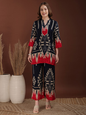 Tasrika Women Ethnic Top Palazzo Set
