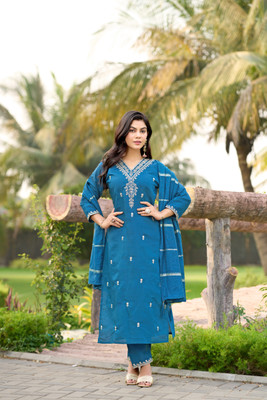 Valam Enterprise Women Kurti Dupatta Set