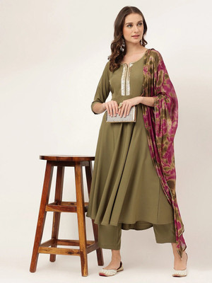 FIORRA Women Kurta Pant Dupatta Set