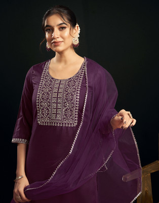 Skylee Women Kurta Pant Dupatta Set