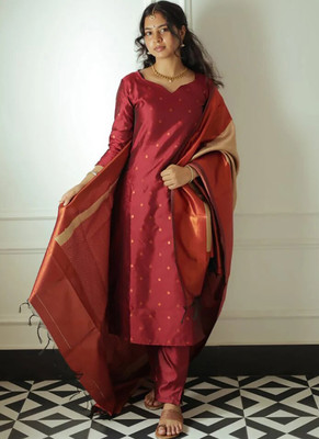 Trijal Fab Women Kurta Pant Dupatta Set