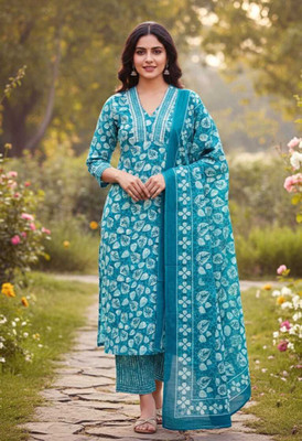Hiti Creations Women Kurta Pant Dupatta Set