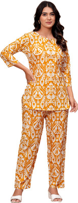 Meera Fab Women Kurti Palazzo Set