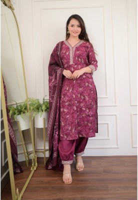 Klosia Women Kurta Pant Dupatta Set