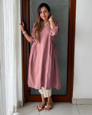 AnushreeEthnics Women Kurti Pant Set