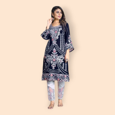 The Snizvi Women Kurti Pyjama Set