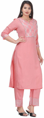 Veshvilla Women Kurti Pant Ethnic Jacket Set