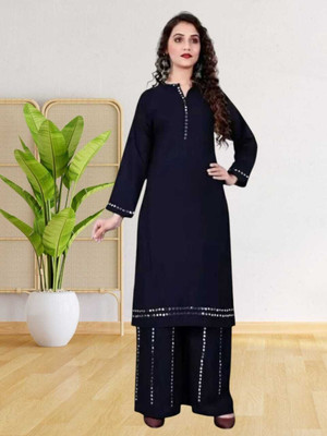 Goapifashion Women Kurta Palazzo Set