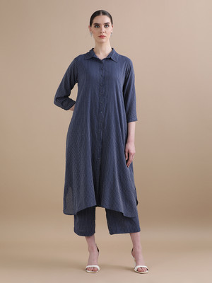 Black & Blah Blah Women Kurta Pant Set