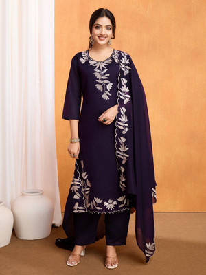 Dwarros Women Kurta Pant Dupatta Set