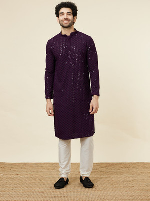 MANYAVAR Men Kurta Pyjama Set