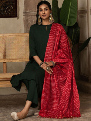 Sangria Women Kurta Pant Dupatta Set