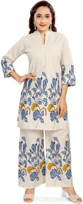 Arira Designs Women Kurta Palazzo Set