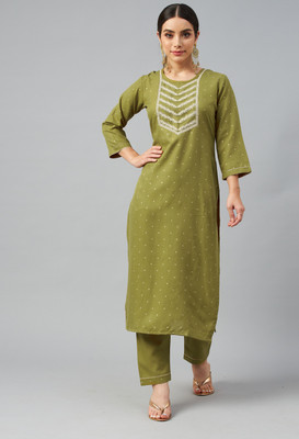 SheWill Women Kurta Pant Set