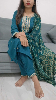 Radhika Fab Women Kurti Pant Dupatta Set