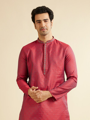 MANYAVAR Men Kurta Pyjama Set