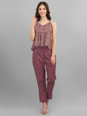 GUFRINA Women Ethnic Top Pant Set