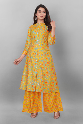 A and M Clothing Women Kurta Palazzo Set