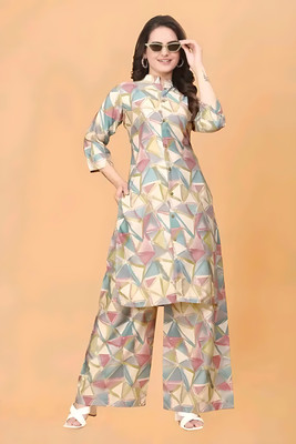 dharmanandan creation Women Kurta Palazzo Set