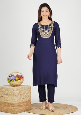 Jaipuri Collection Women Kurta Pant Set