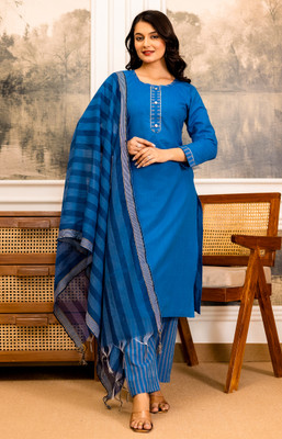 BILANZA Women Kurti Pant Dupatta Set