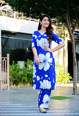 Dhibha Women Kurti Pant Set