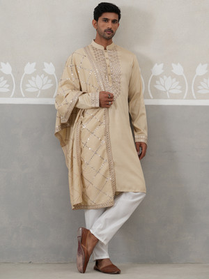 Jompers Men Kurta Pyjama Dupatta Set