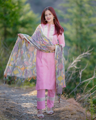 Madarwa Women Kurti Pant Dupatta Set