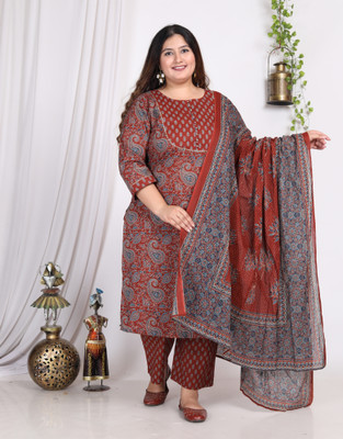 Swasti Floral Print Kurta, Trouser/Pant & Dupatta Set