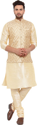 kraft india Men Pyjama Ethnic Jacket Set