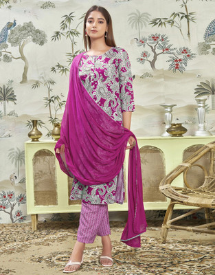 Skylee Women Kurta Pant Dupatta Set