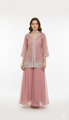 JUST MOVE LB Women Kurta Palazzo Dupatta Set