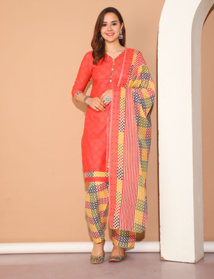 VihaanExim Women Kurta Patiala Dupatta Set
