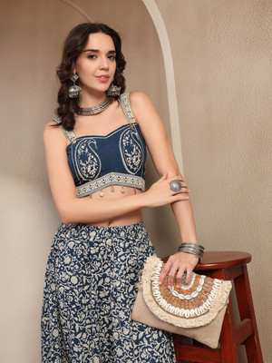 Stylum Women Crop Top Skirt Set