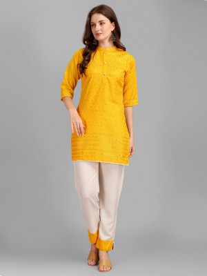 GUFRINA Women Kurti Pant Set