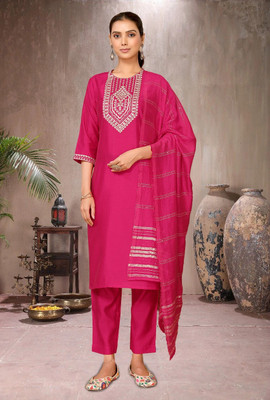 SHREESHA ENTERPRISE Women Kurta Pant Dupatta Set