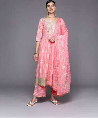 LIBAS Women Kurta Palazzo Set