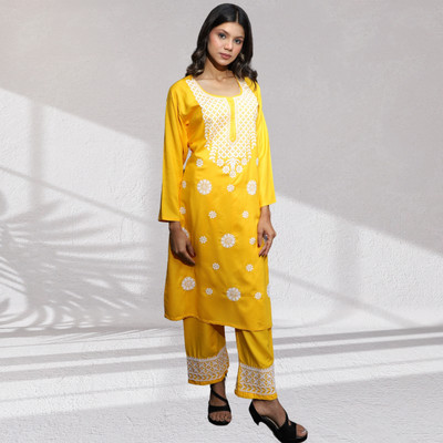 SIILKARI Women Kurta Pant Set