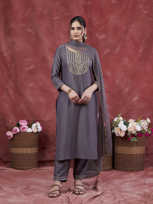 MOKOSH Women Kurta Pant Dupatta Set