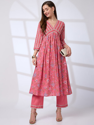 Globus Women Kurta Pant Set