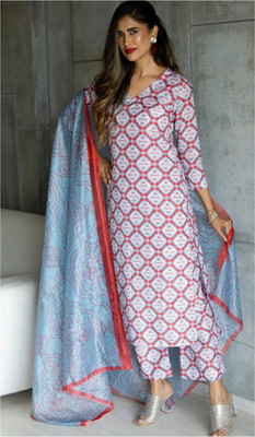 LOOKMARK Women Kurta Pant Dupatta Set