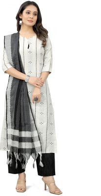 Ethnixx Women Kurti Pant Dupatta Set