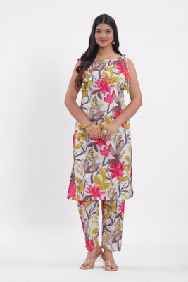 ABHINASH Women Kurta Pant Set