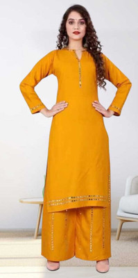 Goapifashion Women Kurta Palazzo Set