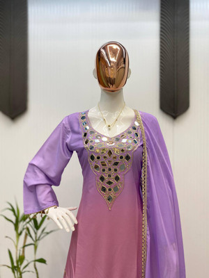 NIDHI'S FASHION Women Kurta Sharara Dupatta Set