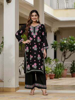 shivshakti faishon Women Kurta Palazzo Set