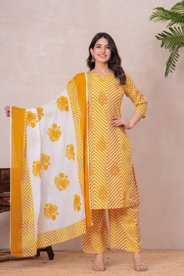 AFFOKURTIS Women Kurta Pant Dupatta Set